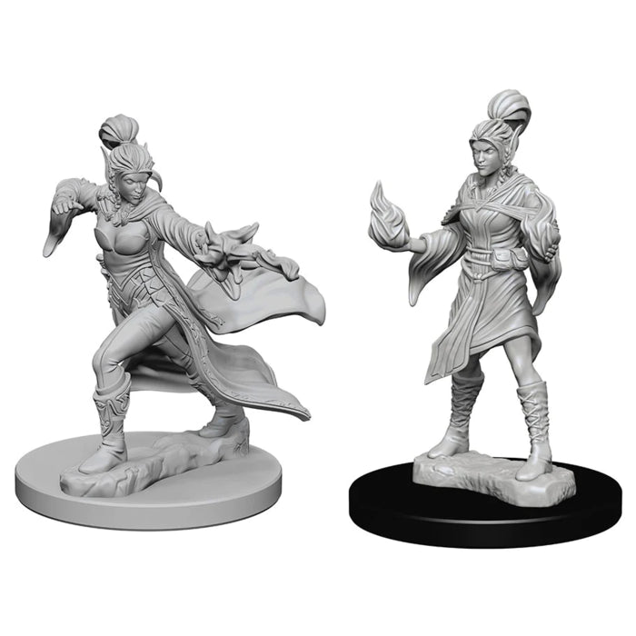 Pathfinder Deep Cuts Unpainted Miniatures: W01 Elf Female Sorcerer
