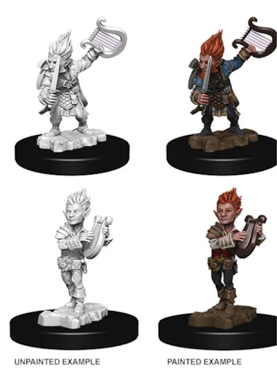 Pathfinder Deep Cuts Unpainted Miniatures: W5 Gnome Male Bard