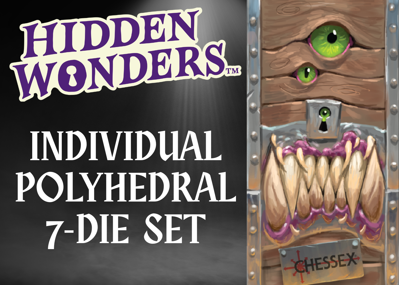 HIDDEN WONDERS ASSORTED 7 DIE POLYHEDRAL SETS (MYSTERY)