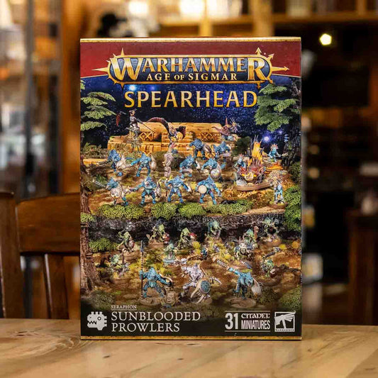 Warhammer Age of Sigmar Spearhead: Seraphon – Sunblooded Prowlers *****