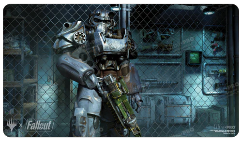 Fallout® Puresteel Paladin Standard Gaming Playmat for Magic: The Gathering