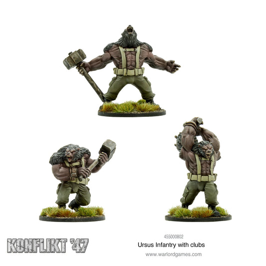 Konflikt '47: Ursus Infantry with clubs