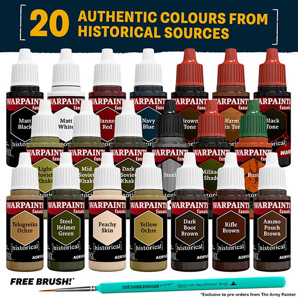 Warpaints: Historical WWII- Soviet Union Paint Set (20 Paints)