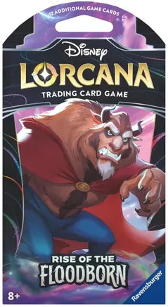 Disney Lorcana: Rise of the Floodborn Sleeved Booster Pack - Rise of the Floodborn