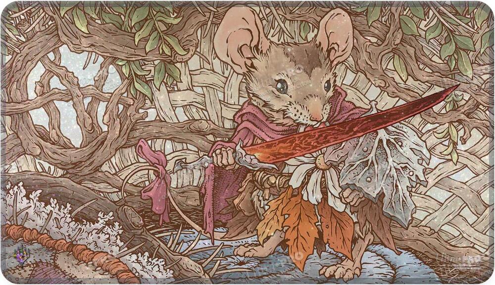 Bloomburrow Holofoil Standard Gaming Playmat for Magic: The Gathering - Mabel, Heir to Cragflame
