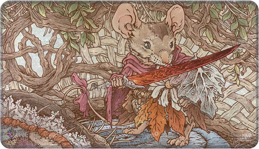 Bloomburrow Holofoil Standard Gaming Playmat for Magic: The Gathering - Mabel, Heir to Cragflame