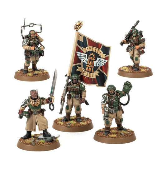 Warhammer Cadian Command Squad ****