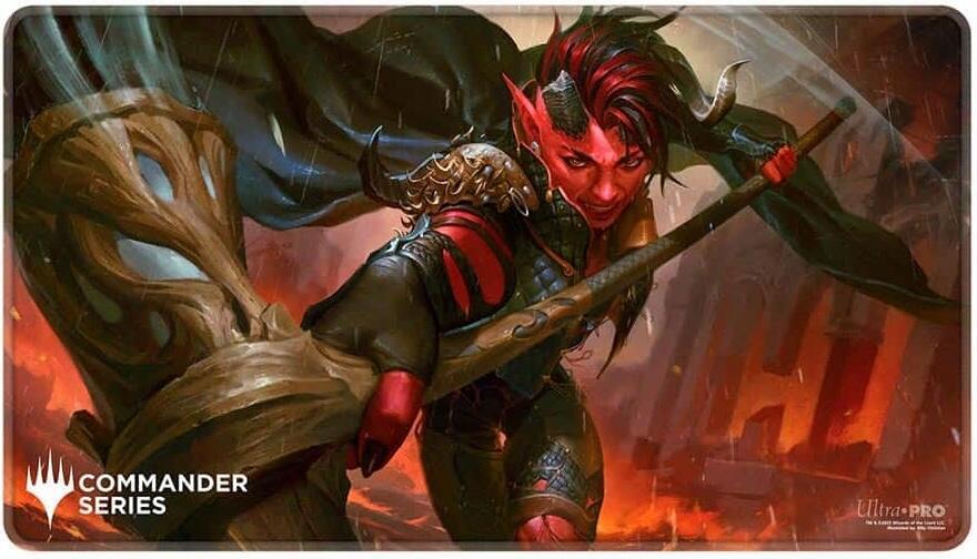 LTRA PRO: MAGIC THE GATHERING: COMMANDER SERIES 7 (FAN VOTE 2): Q3 2025 STITCHED EDGE PLAYMAT: KARLACH *