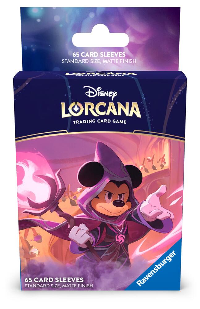 LORCANA SET 8: REIGN OF JAFAR: SLEEVES MICKEY MOUSE WAYWARD SORCERER