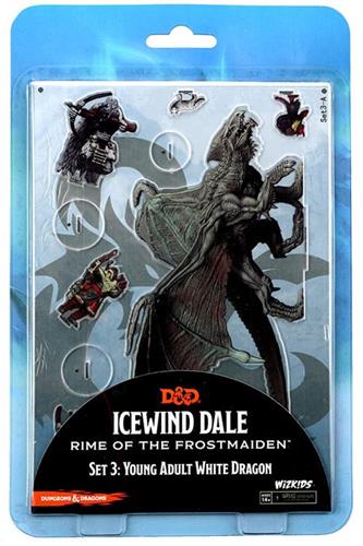 Dungeons & Dragons Idols of the Realms: Icewind Dale Rime of the Frostmaiden Young Adult White Dragon