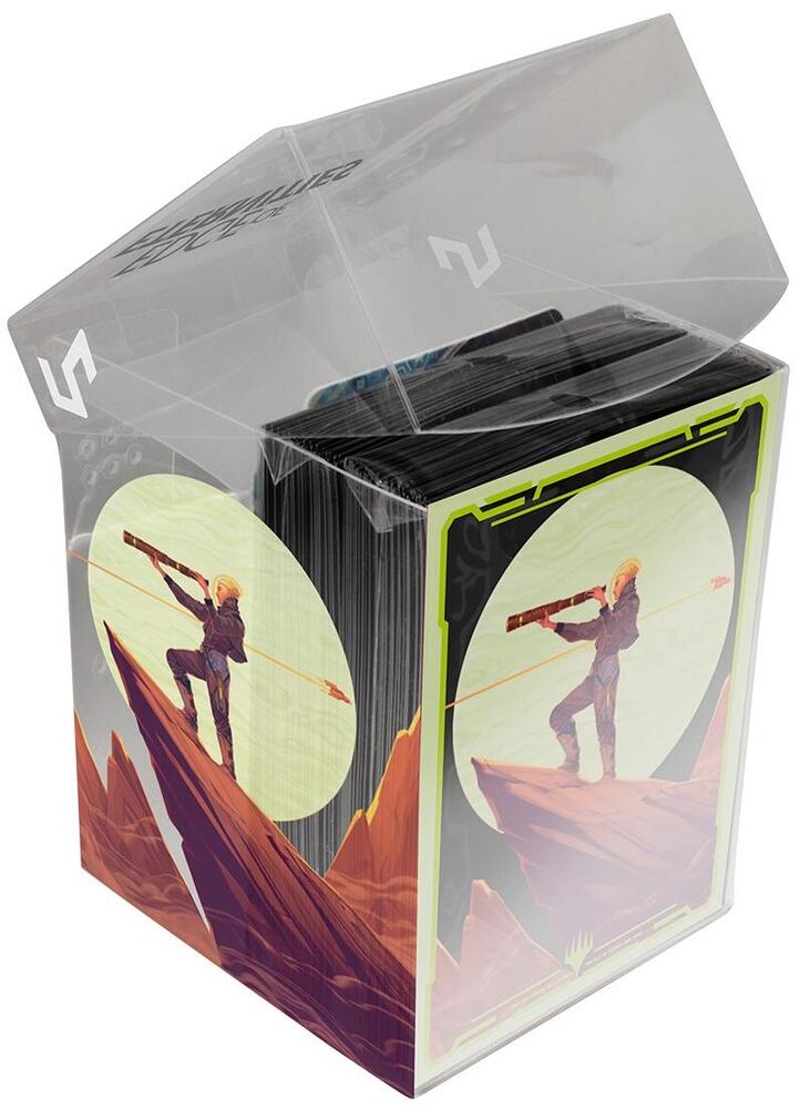 Magic the Gathering CCG: Edge of Eternities 100ct Deck Protector Sleeves in Clear Box Key Character PW