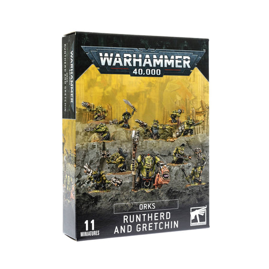 Warhammer ORKS RUNTHERD AND GRETCHIN ****