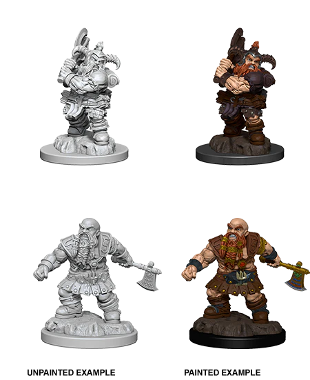 Dungeons & Dragons: Nolzur's Marvelous Unpainted Miniatures - W06 Dwarf Male Barbarian