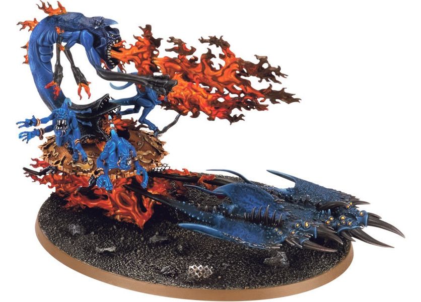 Herald of  Tzeentch on Burning Cart AOS ***