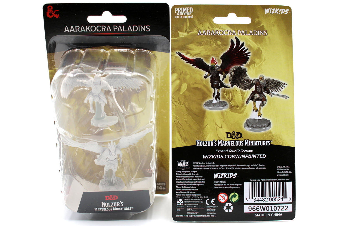 DUNGEONS AND DRAGONS NOLZUR'S MARVELOUS MINIATURES: W18 AARAKOCRA PALADINS