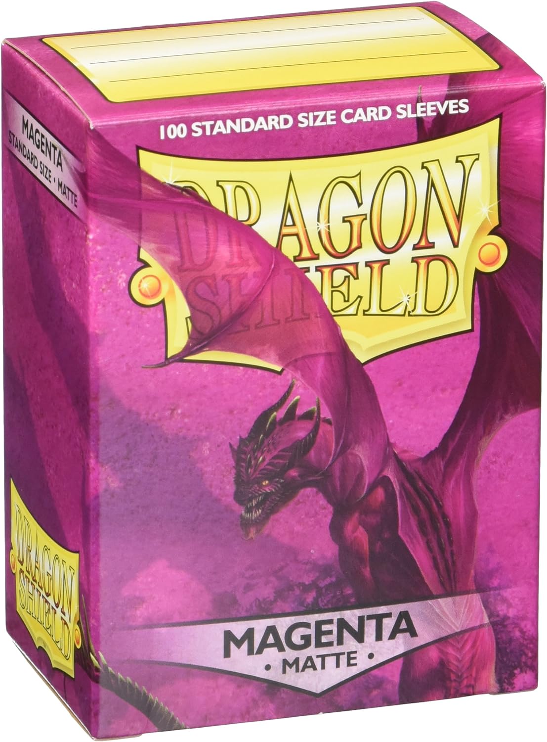 DRAGON SHIELD SLEEVES: MATTE MAGENTA (BOX OF 100)