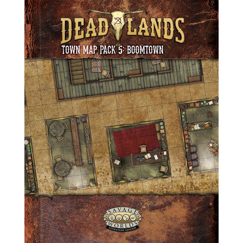 SAVAGE WORLDS RPG: DEADLANDS - THE WEIRD WEST MAP PACK 5: BOOMTOWN *