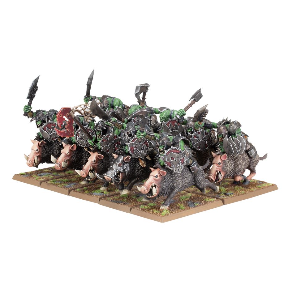 ORC & GOBLIN TRIBES: ORC BOAR BOYZ MOB