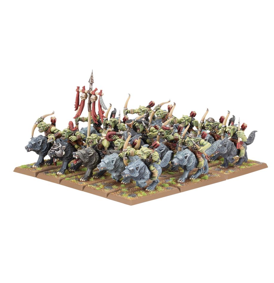 ORC & GOBLIN TRIBES: GOBLIN WOLF RIDER MOB