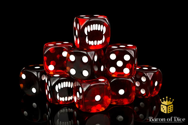 Bloody Bite Dice w/Round Corner x25