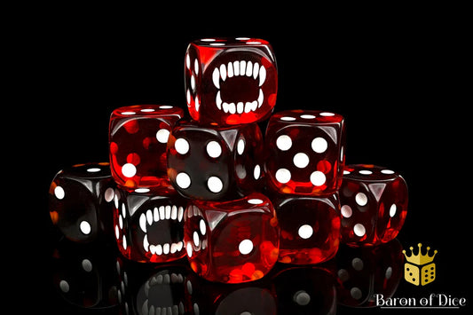 Bloody Bite Dice w/Round Corner x25