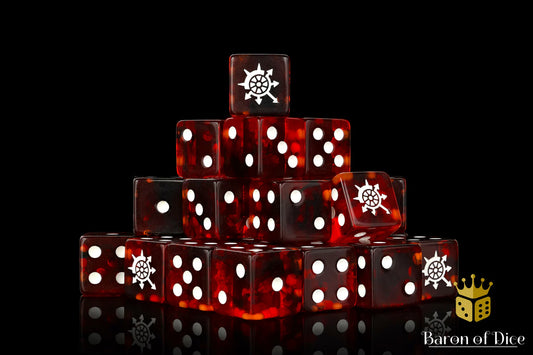 Cogs of Chaos - Blood Red w/Square Corner x25