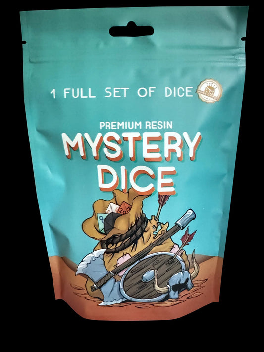 DnD Mystery Dice Set (7 pcs) - The Badlands