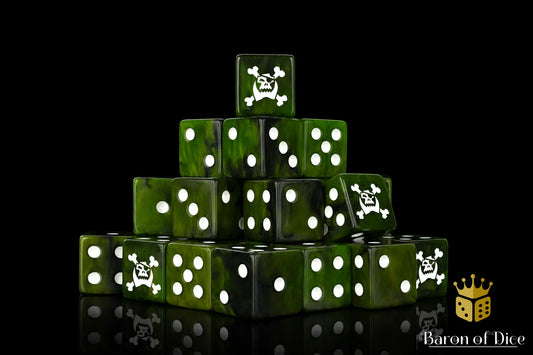 Jolly Orc Dice w/Round Corner x25