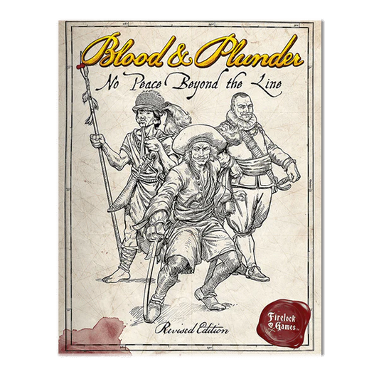 No Peace Beyond the Line Expansion Rulebook - Softcover Revised Edition Blood & Plunder