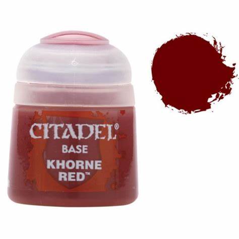 Base: Khorne Red **
