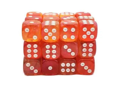 Old School 36ct 12mm D6 Dice Set: Vorpal - Exploding Sun