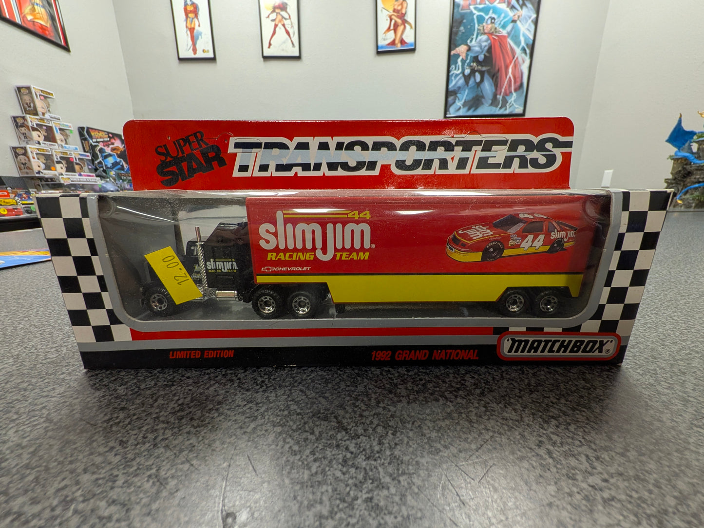 Matcgbox Super Star Transporters Slim Jim Racing team #44