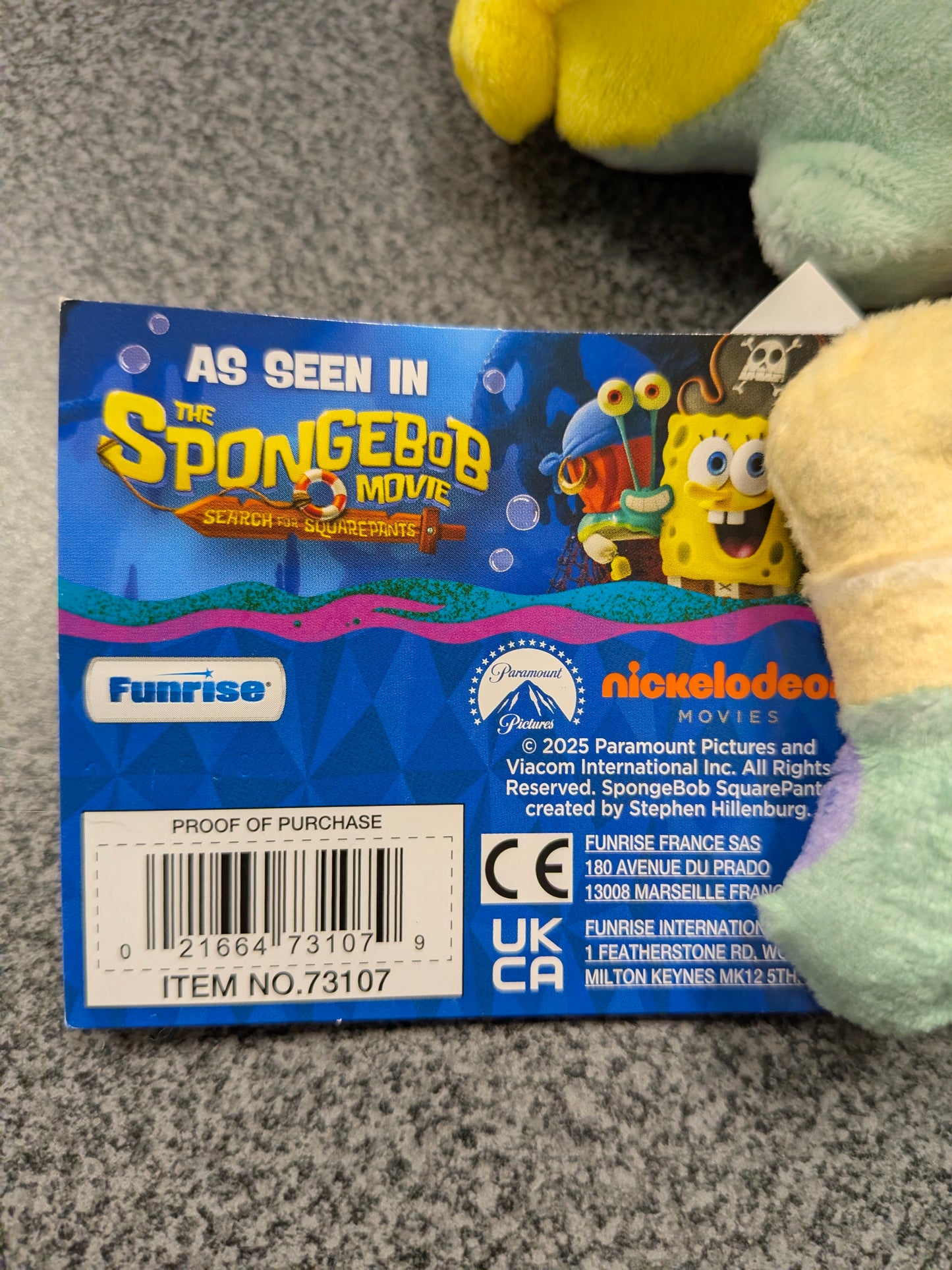 Spongebob Squarepants Movie: Search for Squarepants Bikini Bottom Glow Pals Squidward 6-Inch Plush