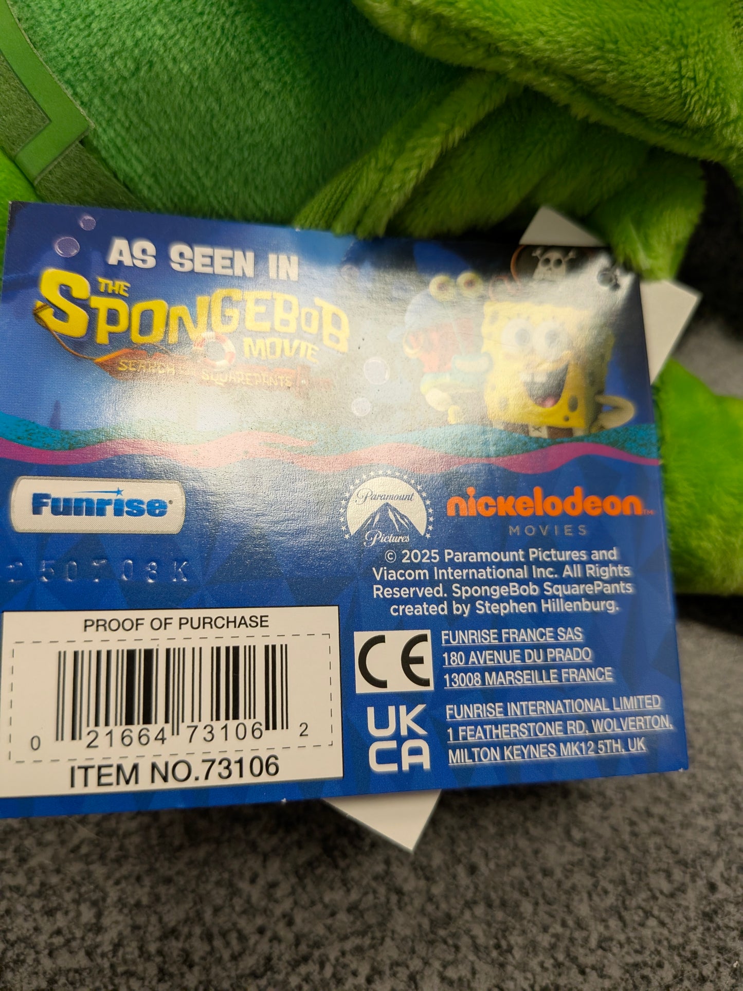 Spongebob Squarepants Movie: Search for Squarepants Bikini Bottom Glow Pals Flying Dutchman 6-Inch Plush