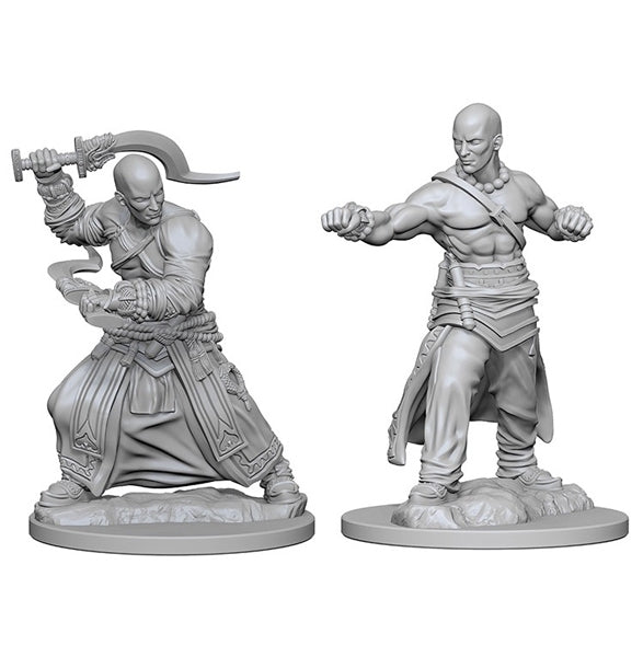 Pathfinder Deep Cuts Unpainted Miniatures: W01 Human Male Monk