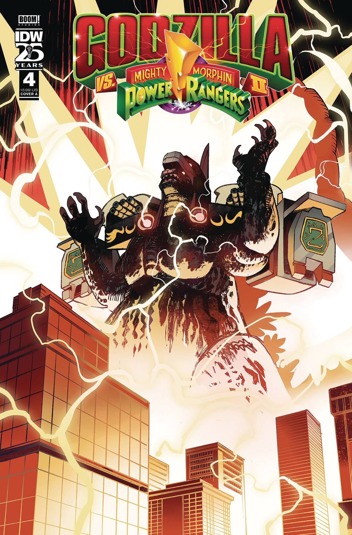 GODZILLA VS MMPR II #4 CVR A RIVAS