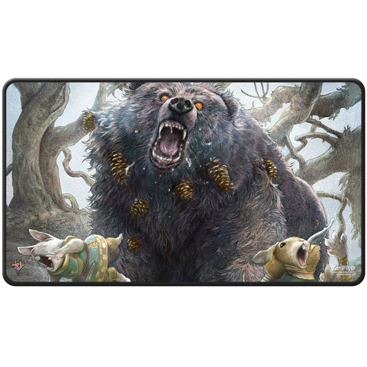 Bloomburrow Black Stitched Standard Gaming Playmat for Magic: The Gathering - Lumra, Bellow of the Woods