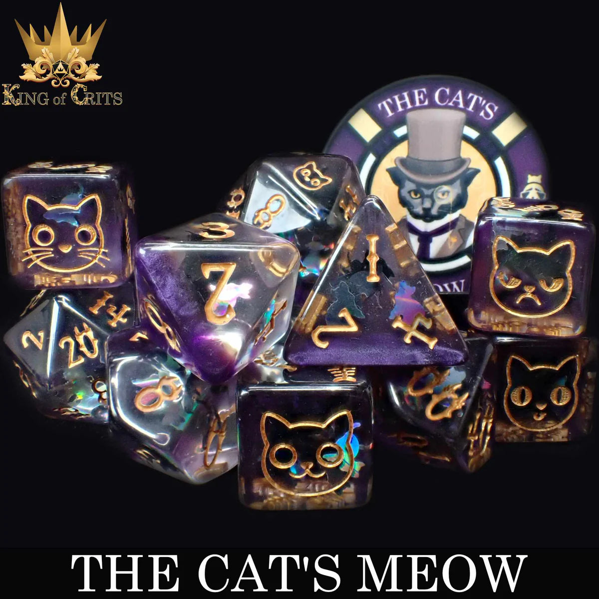 The Cat's Meow - 11 Dice Set