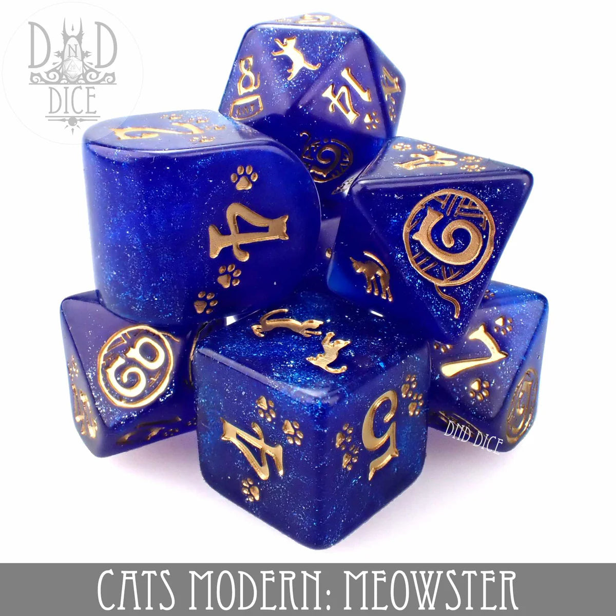 CAT DICE SET: MEOWSTER