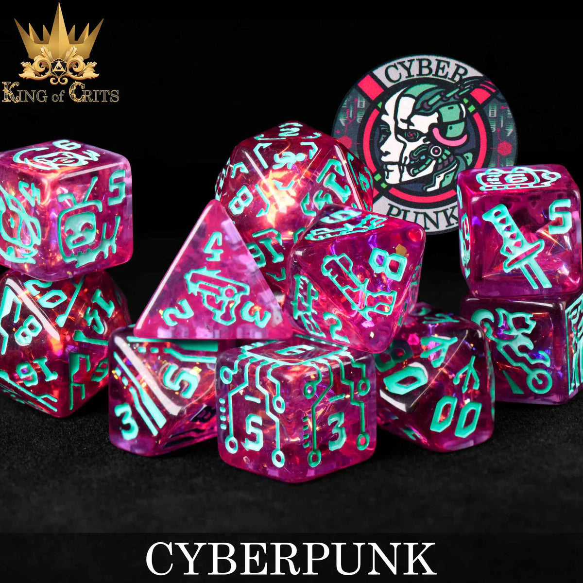 Cyberpunk - 11 Dice Set