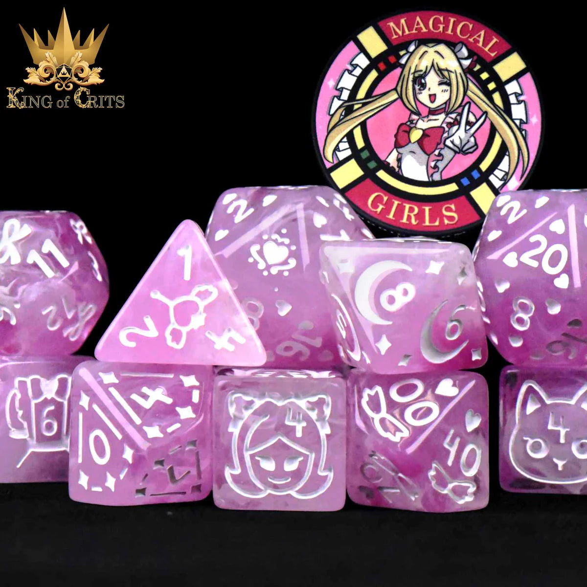 Magical Girls - 11 Dice Set *
