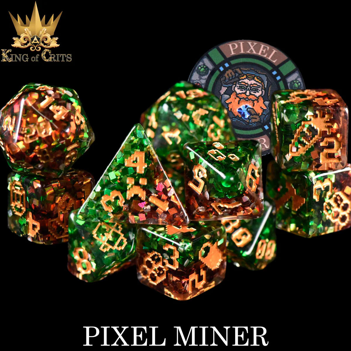 Pixel Miner - 11 Dice Set *