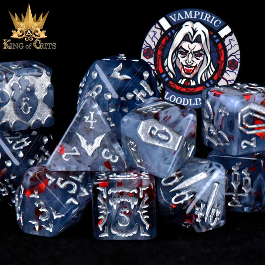 Vampiric Bloodline - 11 Dice Set *