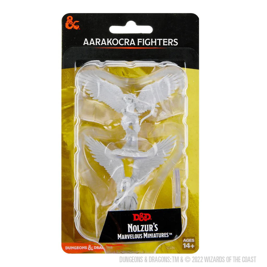 DUNGEONS AND DRAGONS NOLZUR'S MARVELOUS MINIATURES: W17 AARAKOCRA FIGHTERS