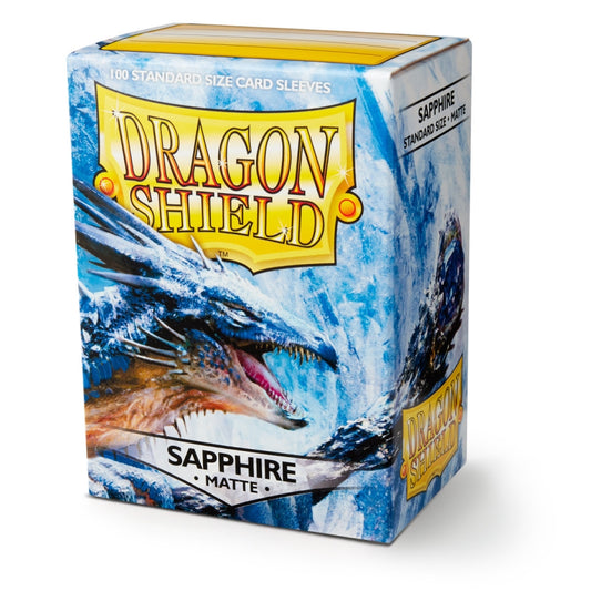 DRAGON SHIELD SLEEVES: MATTE SAPPHIRE (BOX OF 100)