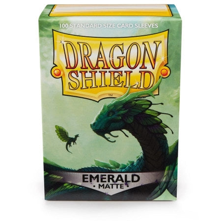 DRAGON SHIELD SLEEVES: MATTE EMERALD (BOX OF 100)