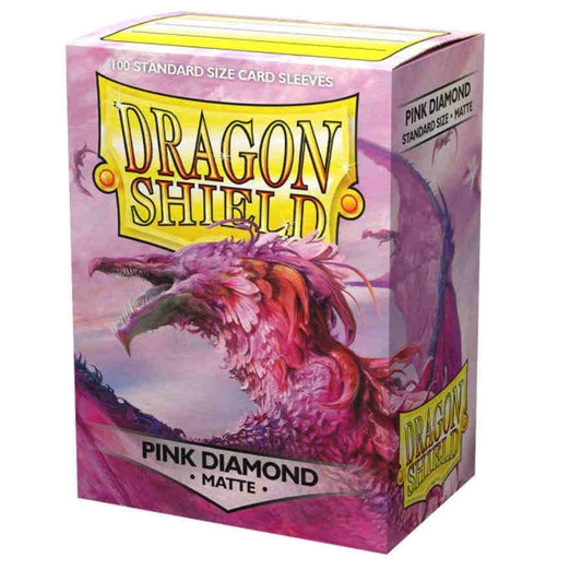 DRAGON SHIELD: MATTE PINK DIAMOND (BOX OF 100)