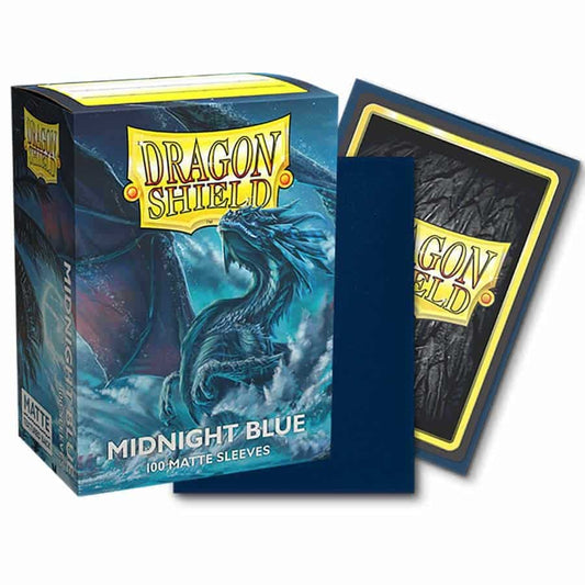 DRAGON SHIELD SLEEVES: MATTE MIDNIGHT BLUE (BOX OF 100)