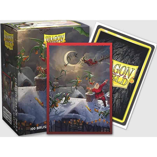 DRAGON SHIELD SLEEVES: BRUSHED ART CHRISTMAS 2023 (BOX OF 100)