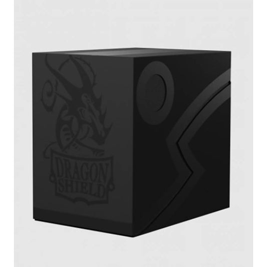 DRAGON SHIELD: DOUBLE SHELL: SHADOW BLACK-BLACK